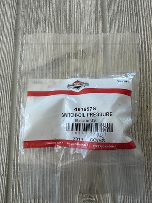 #ad 491657S Briggs amp; Stratton Oil Pressure Switch OEM $25.00