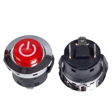 Red Round Power Button for Ride on car The Power Switch Button Start Switch
