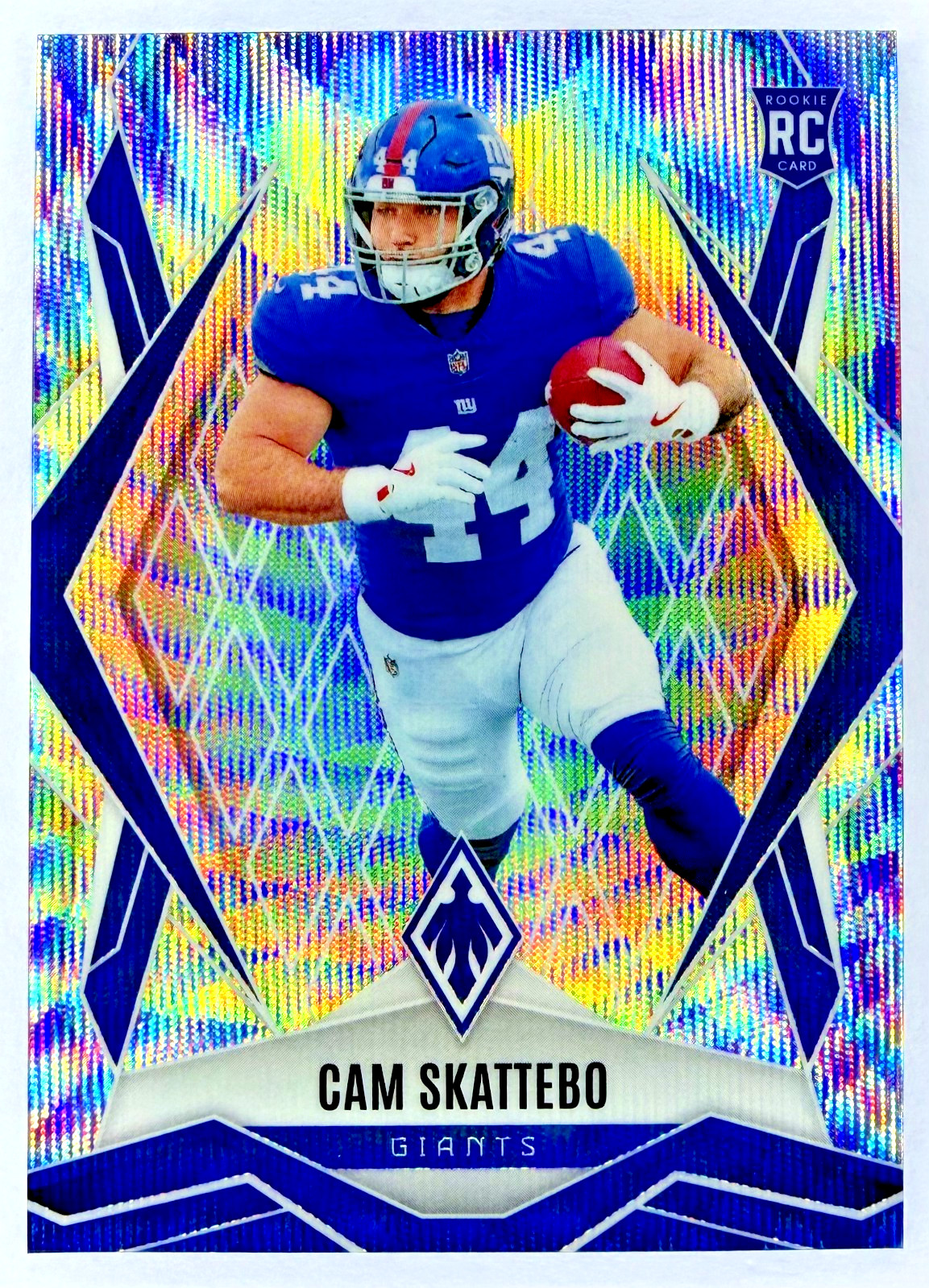 2025 Phoenix CAM SKATTEBO #168 RC Rookie Silver Wave #/199 - New York Giants