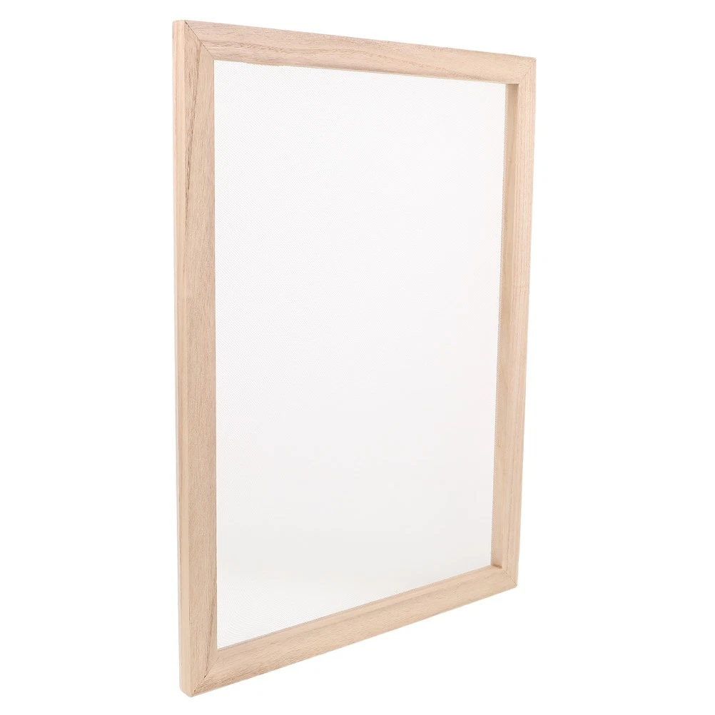 Reusable Wooden Paper Making Frame for DIY Paper Craft with Safe Materials