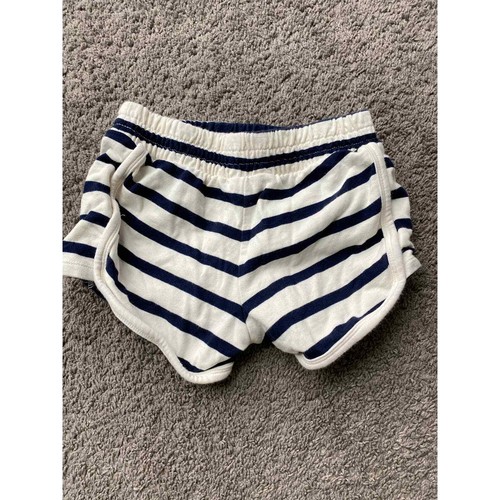 Gap girls cream/navy drawstring shorts, size 8 - Picture 3 of 5