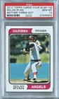 2010 TOPPS THREW OUT #CMT139 NOLAN RYAN HOF PSA 10 GEM MT 1974 ANGELS REPRINT