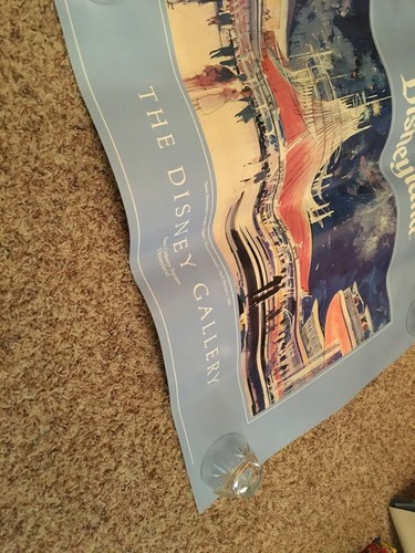 Art of Disneyland Disney Gallery Space Mountain Complex Night Poster Herb Ryman - Picture 11 of 12