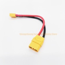 Amass Female XT90 Bullet Connector to Male XT60 Plug 15CM 12AWG Cable for Drone