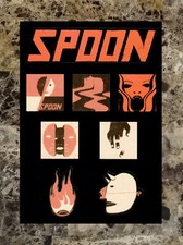 SPOON Indie Lucifer On The Sofa Ltd Ed RARE Stickers +BONUS Indie Rock Stickers!