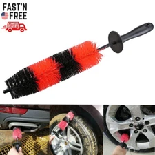 Car Wheel Brush Rims Tire Seat Engine Wash Cleaning Kit Auto Detailing Tool 17"