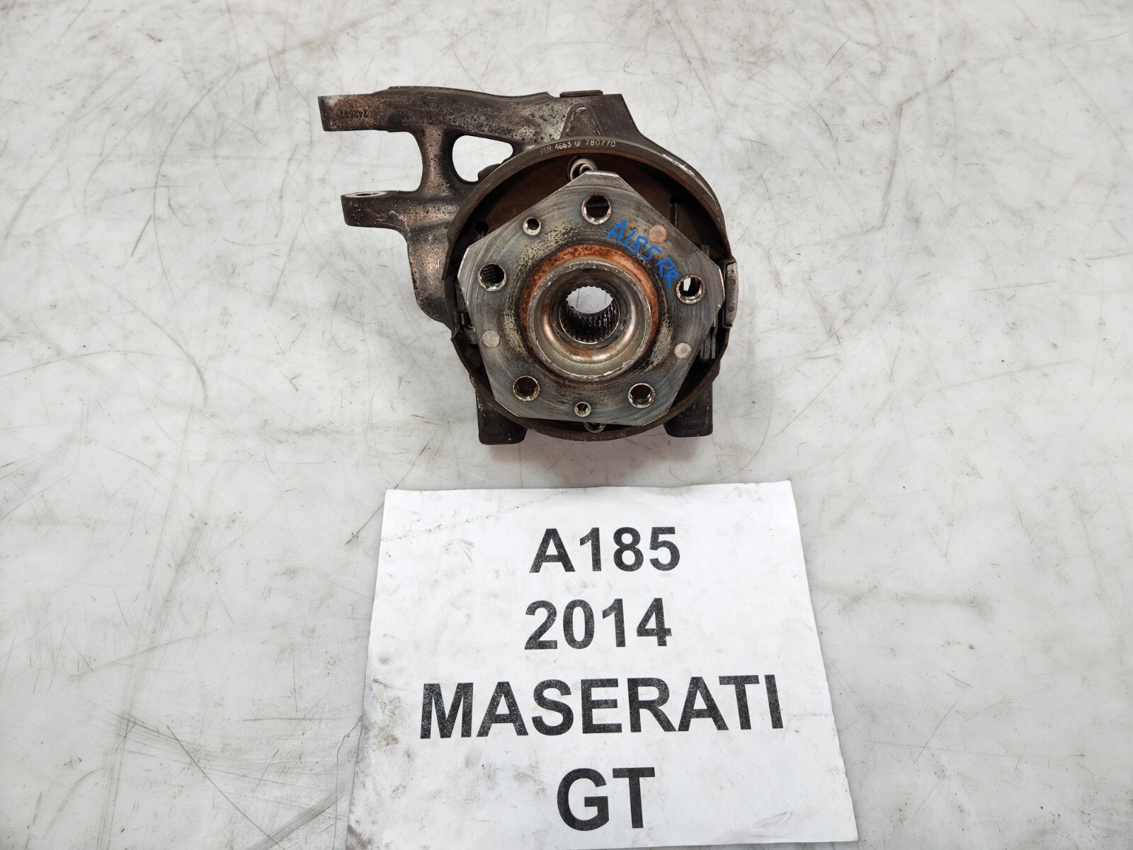 ✅ 13-19 OEM Maserati GT Sport M145 Rear Passenger Spindle Knuckle Hub Carrier