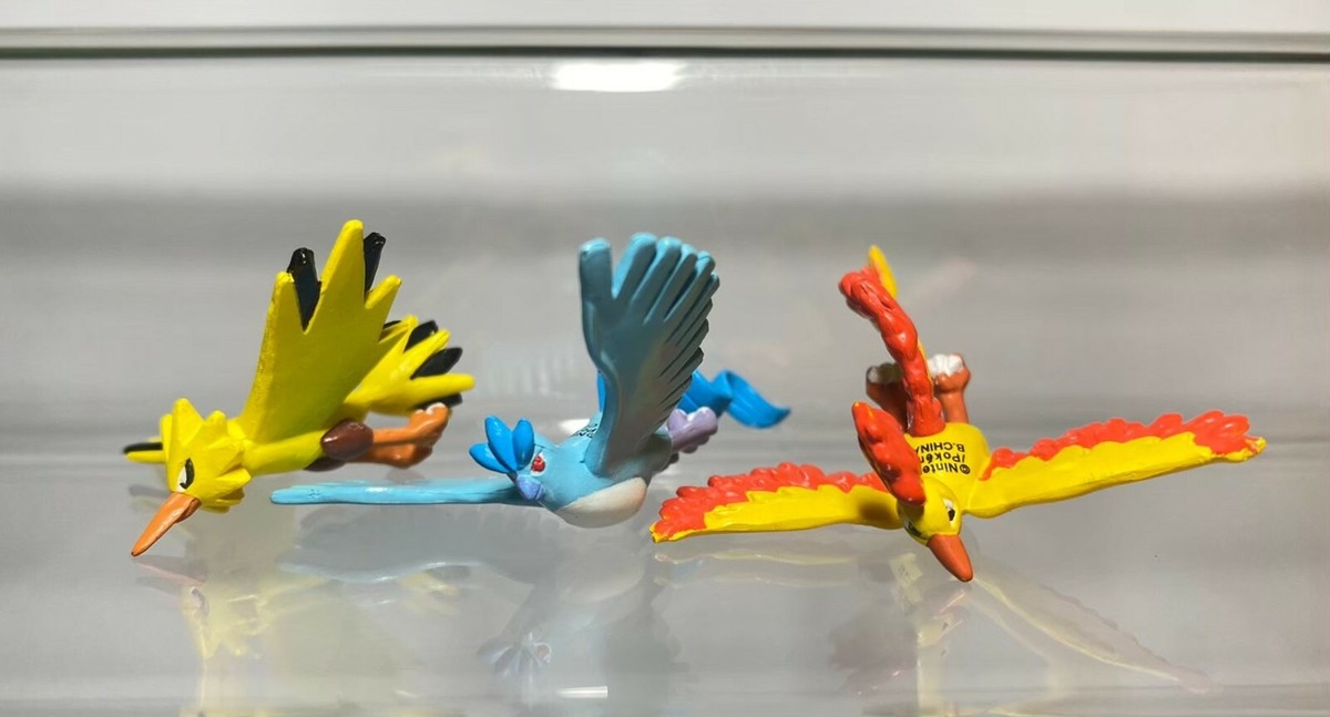 Articuno Moltres & Zapdos(3 pcs)Pokemon Monster Bandai
