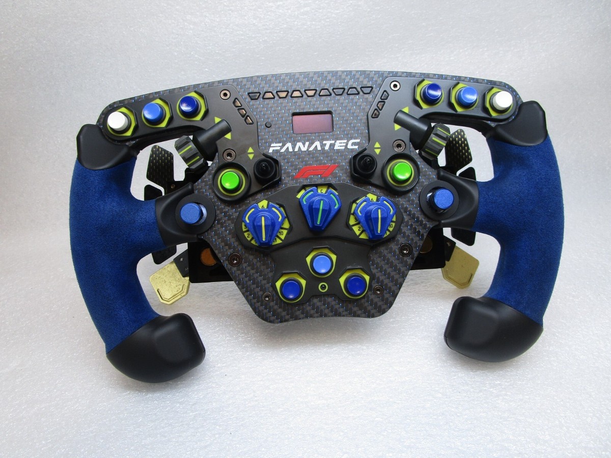 Fanatec Podium Blue F1 Steering Wheel Limited Edition-Fully Tested 