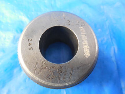 .8123 DIAMETER MASTER SMOOTH PLAIN BORE RING GAGE UNDERSIZE .8125 -.0002 13/16
