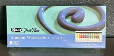 Sax True Flow Watercolor Tubes 12 New Sealed Water Colors 12 X .4 Oz