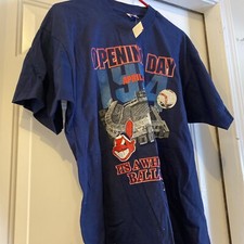 Cleveland Indians MLB 1994 Opening day T-shirt Vintage Made In USA 1993 Sz XL