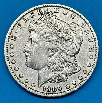 1889-O Morgan Silver Dollar FINE / EXTRA FINE Silver Morgan Dollar Coin #M490