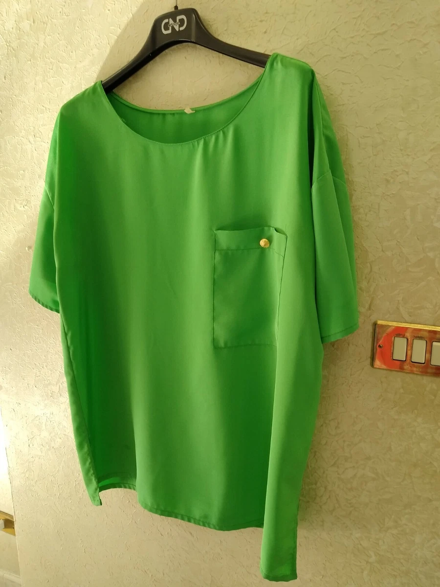 Motivi MANICHE CORTE - Camicia - verde militare/verde screziato