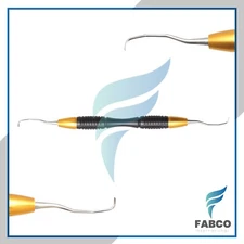 New Dental Gracey Curettes 13/14 Dental Scaler & Curette Hollow Handle Dental