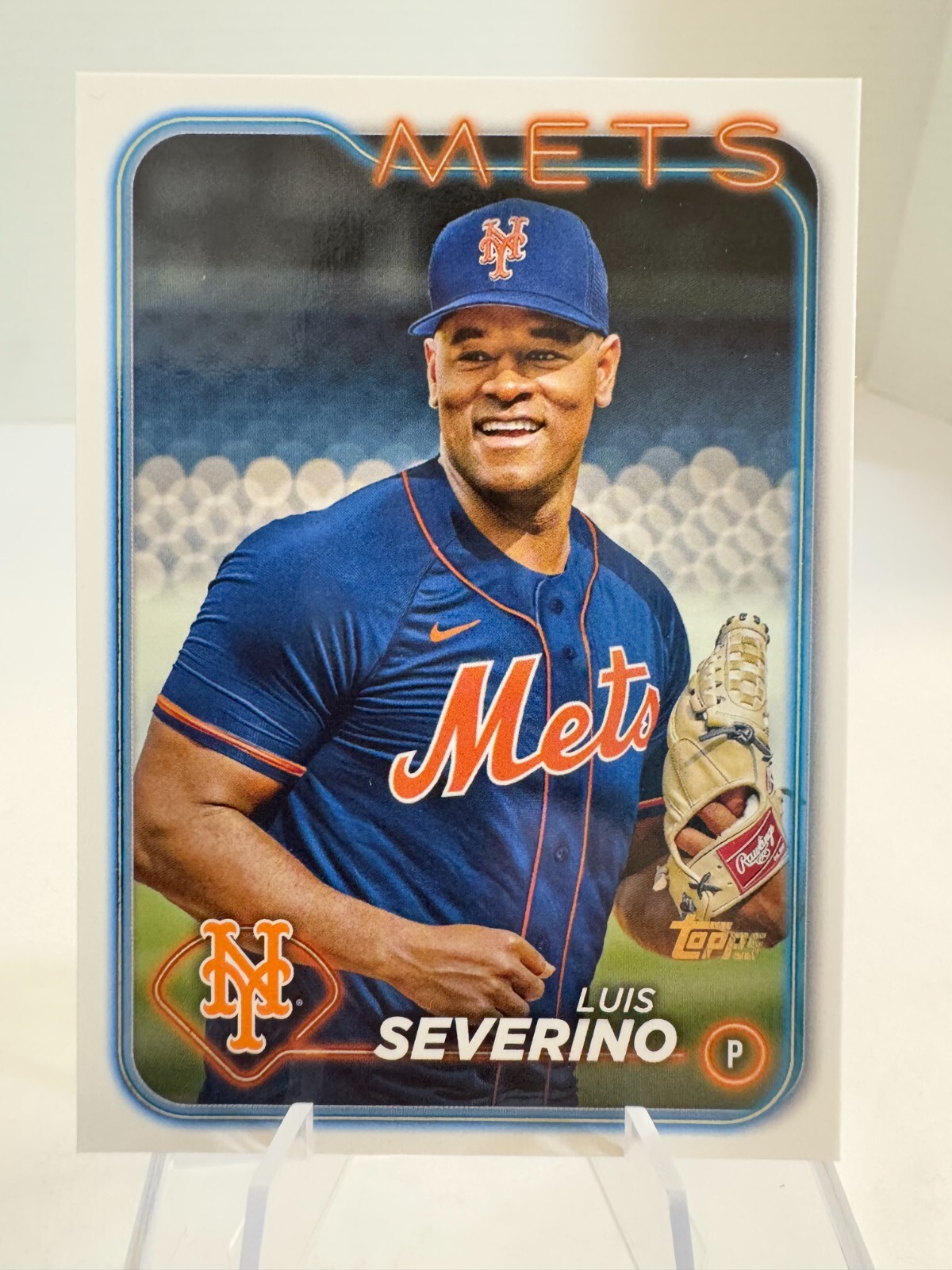 2024 Topps Series 2 Luis Severino #633 Golden Mirror Variation SSP SP Mets