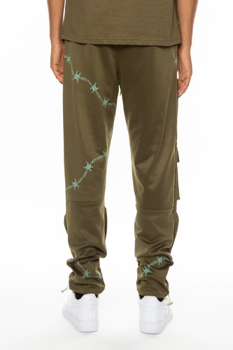 Herren Freizeithose Streetwear schmale Passform Hose Cargo Jogger Hip Hop Grafik Hose - Bild 27 von 32