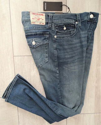 TRUE RELIGION Jeans GENO SN FLAP Herren Jeanshose Blau Gr.36 NEU mit ETIKETT - Bild 1 von 4
