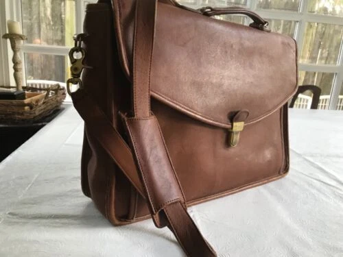 Bolsas Coach Marrón 1980s Vintage, Bolsos y estuches