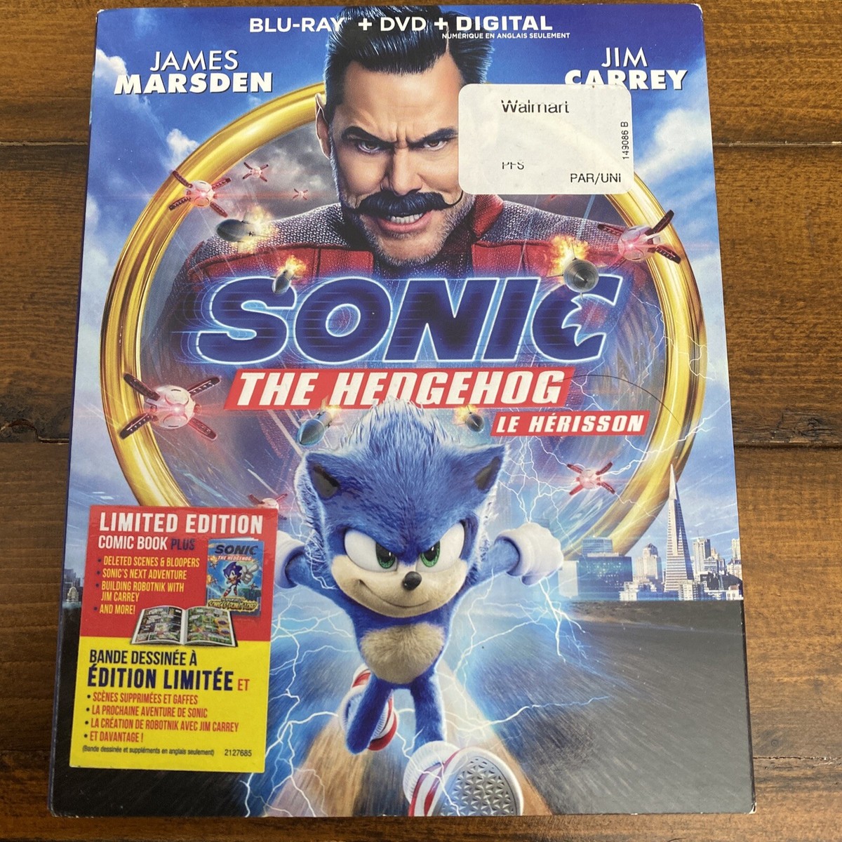 Sonic The Hedgehog (Blu-ray + DVD + Digital, Bilingual) | eBay