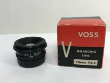 Vintage/Antique Bogen Photo Corp 44856 VOSS Enlarging 50 mm F3.5 Lens