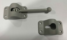 4 Inch Enclosed Cargo Trailer Door Hold Back - Gray