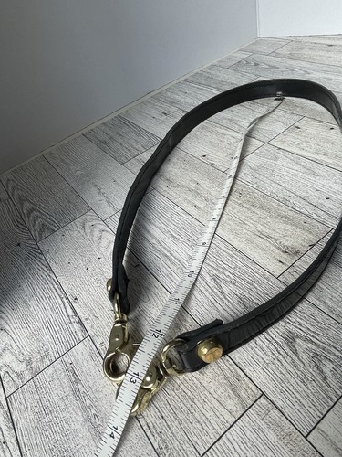 Hellschwarz Geldbeutel Riemen Ersatz Crossbody Messing Schnalle verstellbar - Bild 7 von 7