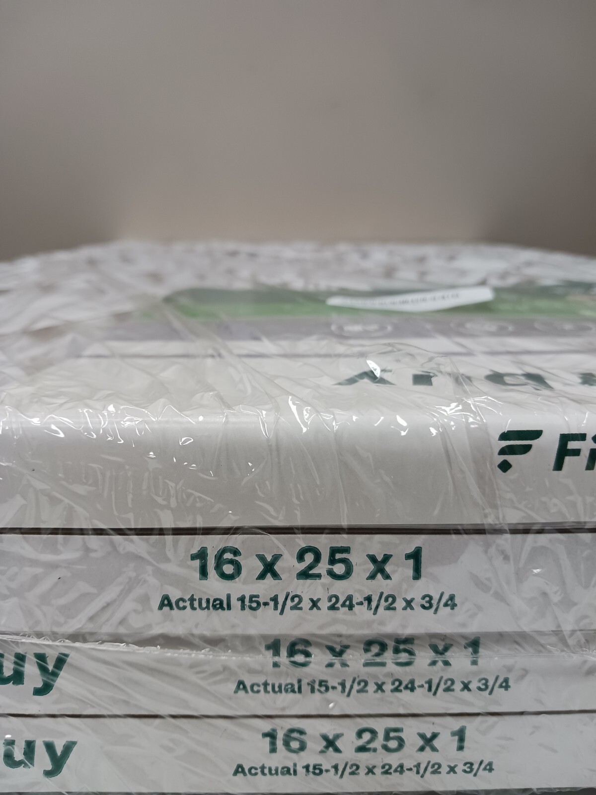 FILTERBUY 16X25X1" 4 PACK MERV 8 SILVER HVAC AC FURNACE FILTERS eBay