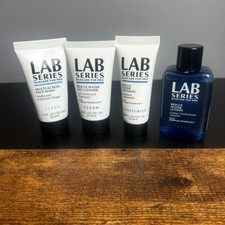 LAB SERIES Skincare for Men Lot of 4 Face Wash Rescue Water Emulsion Gel Lotion