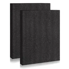 Black Customizable Polyethylene Foam Sheets2PACK 12 x 16 x 1.5INCH Thick Foam...