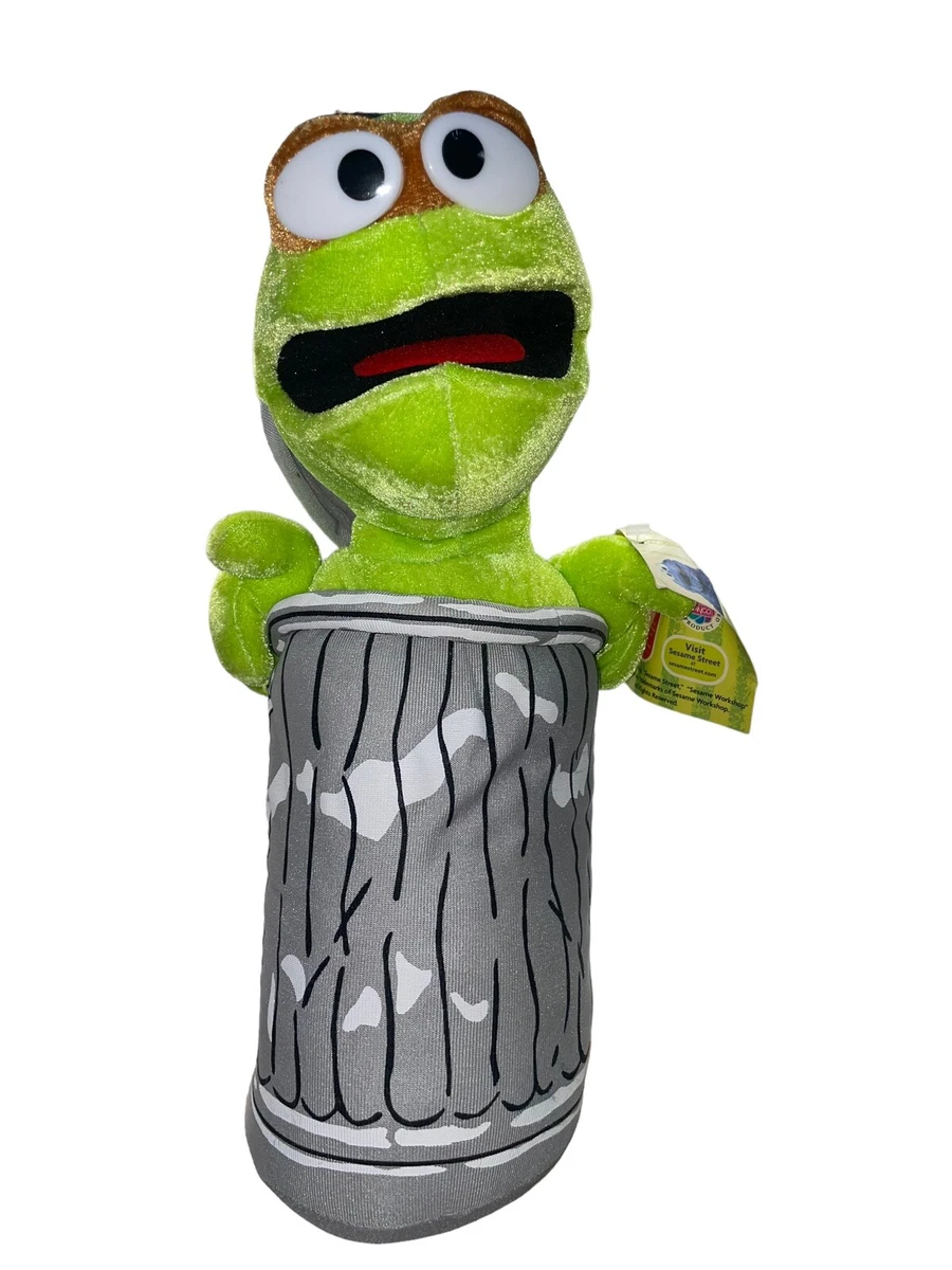 Oscar The Grouch In Trash Can Cartoon