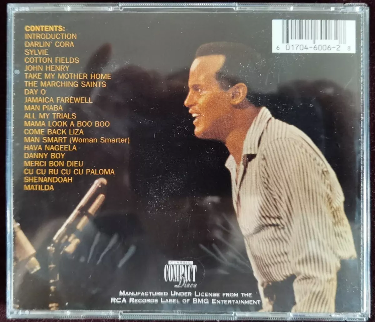 HARRY BELAFONTE AT CARNEGIE HALL THE COMPLETE CONCERT 2CD 24k GOLD LSOCD 6006