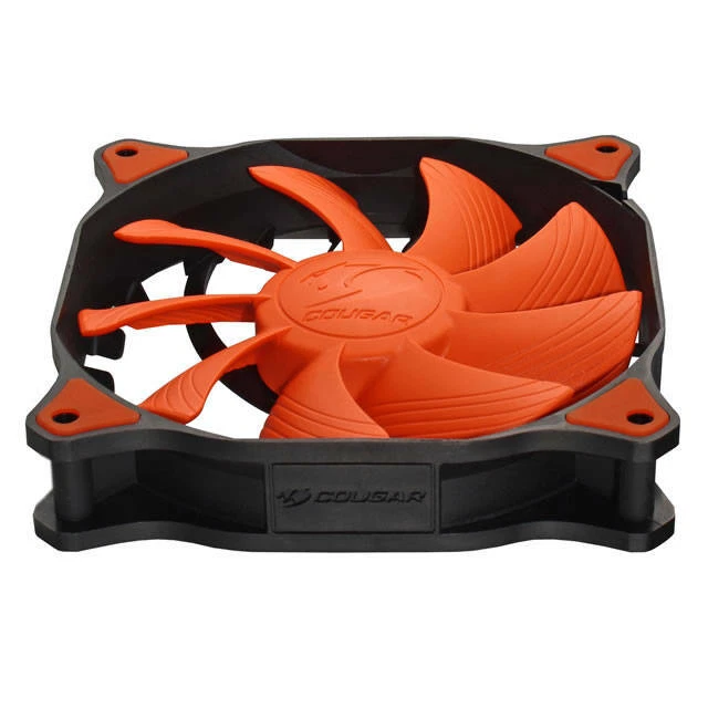 Cougar Vortex CF-V12H 120mm Hydro Dynamic Bearing (Fluid) Case Fan (Orange) - Image 2 of 3