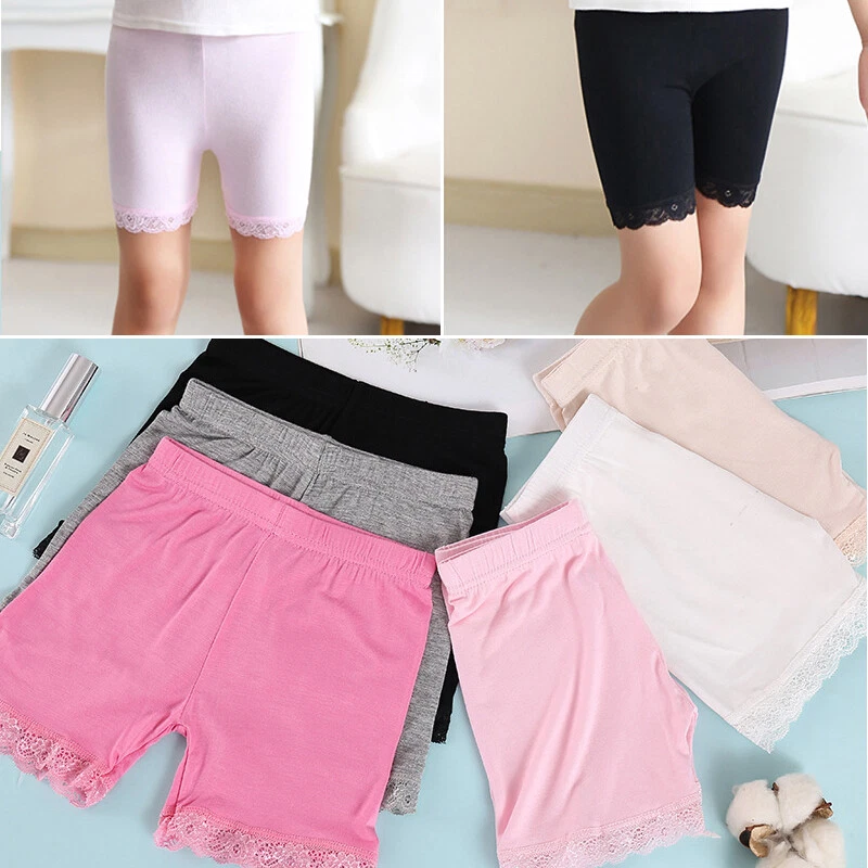 Girls Kids Child Safety PantsUnderwear Stretch Leggings Short Panties 3-14  Year♡