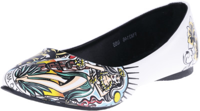 TUK Hawaii Tiki HULA GIRL Flat Ballerinas Schuhe Rockabilly