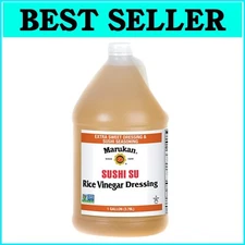 Traditional Brewed Sushi Seasoned Rice Vinegar, 1 Gallon for Gourmet Cooking