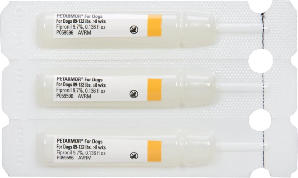 Medicina para el control de pulgas y garrapatas para perros 6 meses para perros XL 89 - 132 libras... Foto 4 de 4