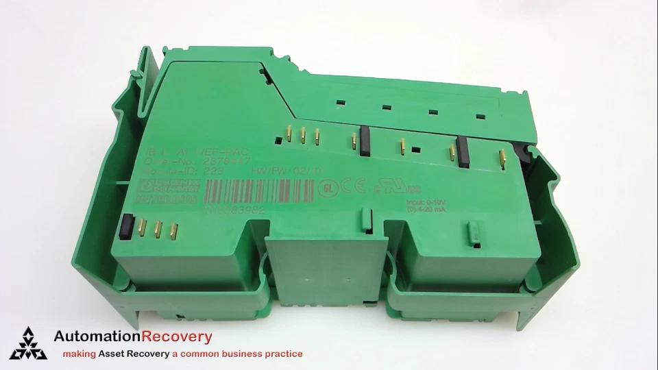 PHOENIX CONTACT 2878447, I/O TERMINAL MODULE, 4 ANALOG INPUTS #242422 - Image 3 of 4