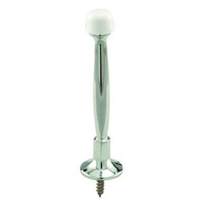 Rigid Door Stop 4 Inch Reach Diecast Construction Chrome Plated 5 Pack MP9136