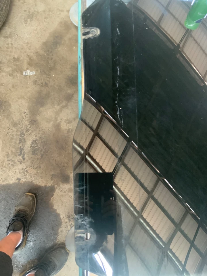 RAM 1500 2500 RH 2010-2018 doble cabina puerta trasera del lado del pasajero ventana vidrio OEM Foto 2 de 4