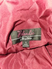 Blondie Nites Women’s Formal Long Gown V-Neck Sleeveless Red Glitter Lined 5