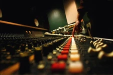 Recording Studio Control Panel Photo Photograph Laminated Poster 36x24