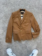 J.Crew Schoolboy Blazer Camel Gold Button Wool Blend Jacket Women s Size 2