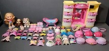 Fisher-Price Snap 'N Style Doll, Pets, Clothes, and Wardrobe - 74 Items