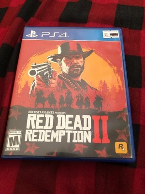 Red Dead Redemption II Sony Playstation 4 2018 Case No Manual Disc Tested Works