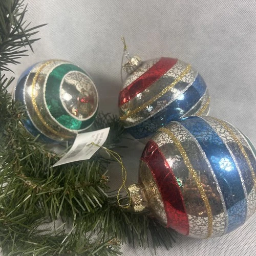 Raz Imports Glass Ball Ornament - Thumbnail 4