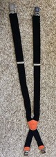 Decalen Mens Suspenders Very Strong Clips Heavy Duty Braces Big and Tall X Style