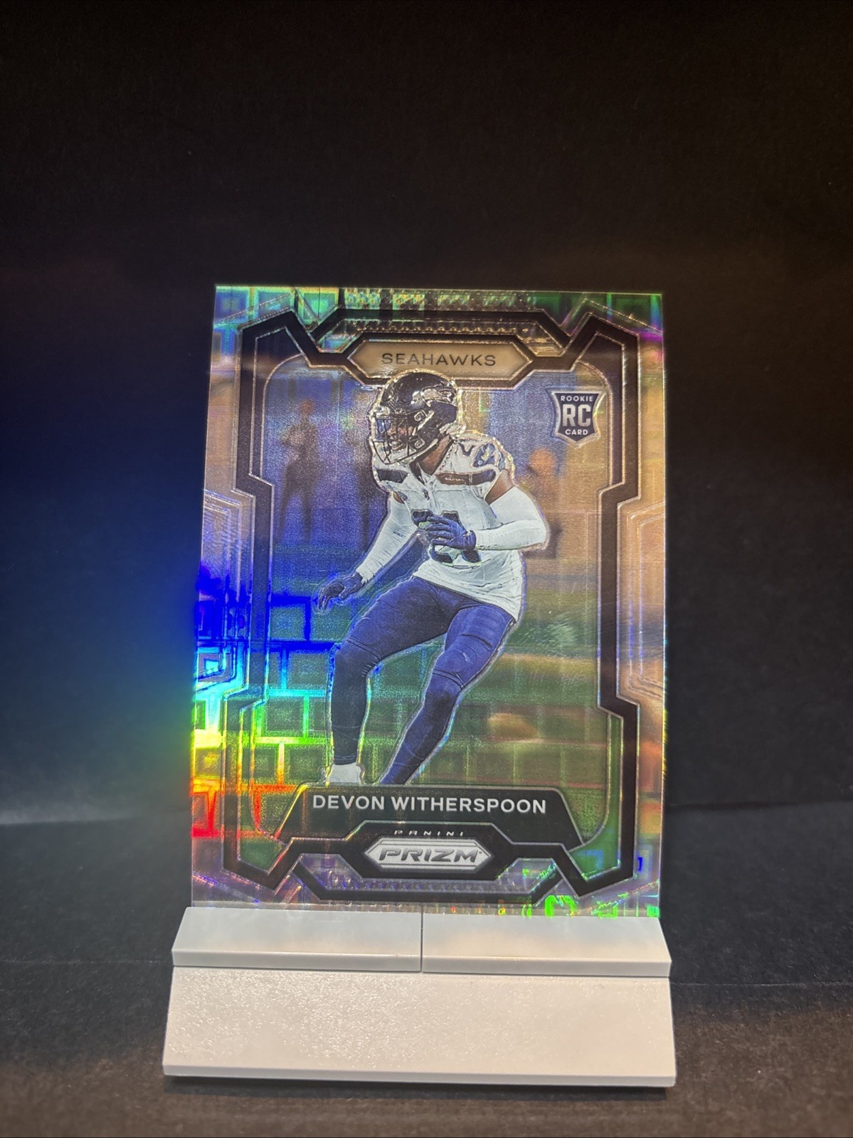 2023 Panini Prizm Devon Witherspoon Pandora Prizm Rookie RC 127/400 Seahawks 389