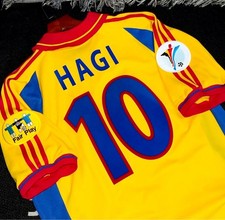 Retro #10 Hagi Romania Euro 2000 Football Shirt Mens