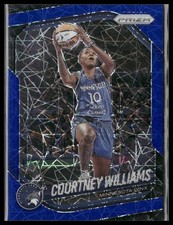 2025 Panini Prizm WNBA #69 Courtney Williams Blue Velocity Prizms